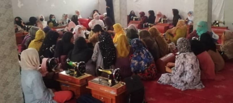 Tailoring classes for Afghan Women in Rural Area